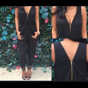 Women's Black Romper Jumpsuit